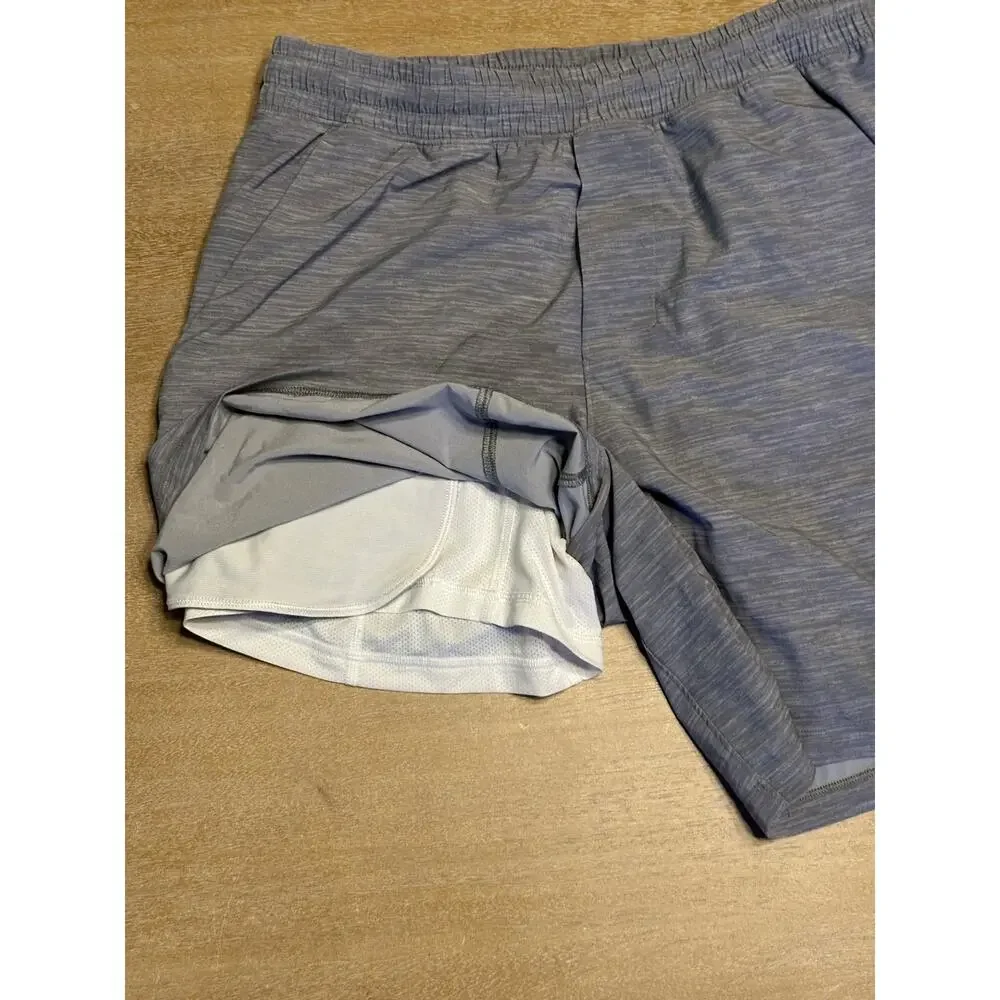 Lululemon Pace Breaker Short *Lined‎ 7" GRAY Medium - Picture 4 of 7